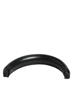 Dolce & Gabbana Black Small Ayers Leather Bag Handle Women Shoulder Strap