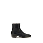 Valentino Garavani Black Goatskin Ankle Boots