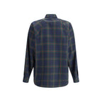 Alexander McQueen Green Polyester Pattern Shirt