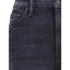 Mother Denim Black Cotton Jeans Denim