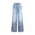 Ella Blue Cotton Jeans Denim