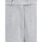 Brunello Cucinelli Gray Cotton Casual Pants