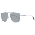 Hackett Gray Metal Sunglasses