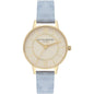 Olivia Burton Blue Artificial Leather Watch