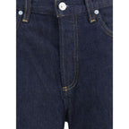 Citizens of Humanity Blue Recycled Cotton Straight-Leg Jeans