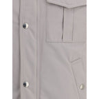 Brunello Cucinelli White Polyamide Coat