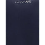 Comme Des Garçons Blue Cotton Long Sleeve T-Shirt