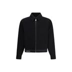 Casablanca Black Wool Full-Length Jacket