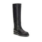 Paris Texas Black Leather Boots