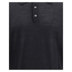 Golden Goose Black Fleece Wool Dress Shirt