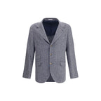 Brunello Cucinelli Blue Wool Blazer