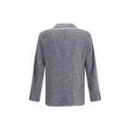 Brunello Cucinelli Blue Wool Blazer
