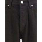 Sunflower Black Cotton Relaxed Fit Jeans