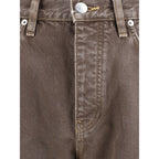 Sunflower Brown Cotton Relaxed Fit Jeans