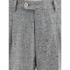 Brunello Cucinelli Gray Wool Two-Piece Suit