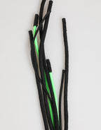 Dolce & Gabbana Multicolor Polyester Tape String DG Logo Keychain Keyring