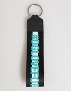 Dolce & Gabbana Multicolor Logo Polyester Brass Holder Keychain Keyring