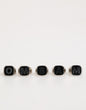 Dolce & Gabbana Silver Tone Brass Lettering Set 5 Pieces Adjustable Ring