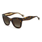 Carolina Herrera Brown Acetate Sunglasses