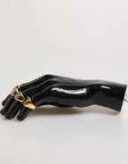 Dolce & Gabbana Gold Tone Brass JAZZ Letter Set 4 Pieces Adjustable Ring