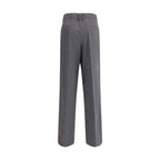 P.A.R.O.S.H. Gray Elastane Casual Pants