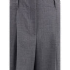 P.A.R.O.S.H. Gray Elastane Casual Pants