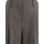 P.A.R.O.S.H. Gray Elastane Dress Pants