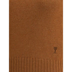 Ami Paris Brown Cashmere Sweatshirt