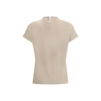 Brunello Cucinelli Beige Elastane T-Shirt