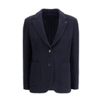 Lardini Blue Wool Blazer