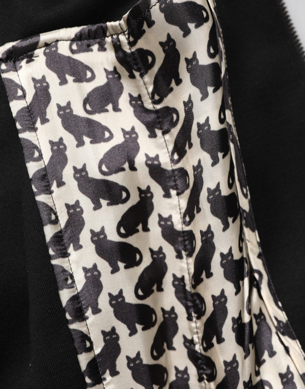 Dolce & Gabbana Black Cotton Logo Full Zip Men Bomber Jacket