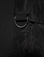 Dolce & Gabbana Black Cotton Embroidered DG Logo Pocket T-shirt