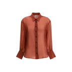 Forte_Forte Orange Copper Dress Shirt