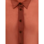 Forte_Forte Orange Copper Dress Shirt