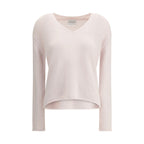 Forte_Forte White Wool Cashmere Sweater