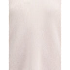 Forte_Forte White Wool Cashmere Sweater