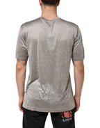 Dolce & Gabbana Beige Hazelnut Cotton Shortsleeve Shirt T-shirt