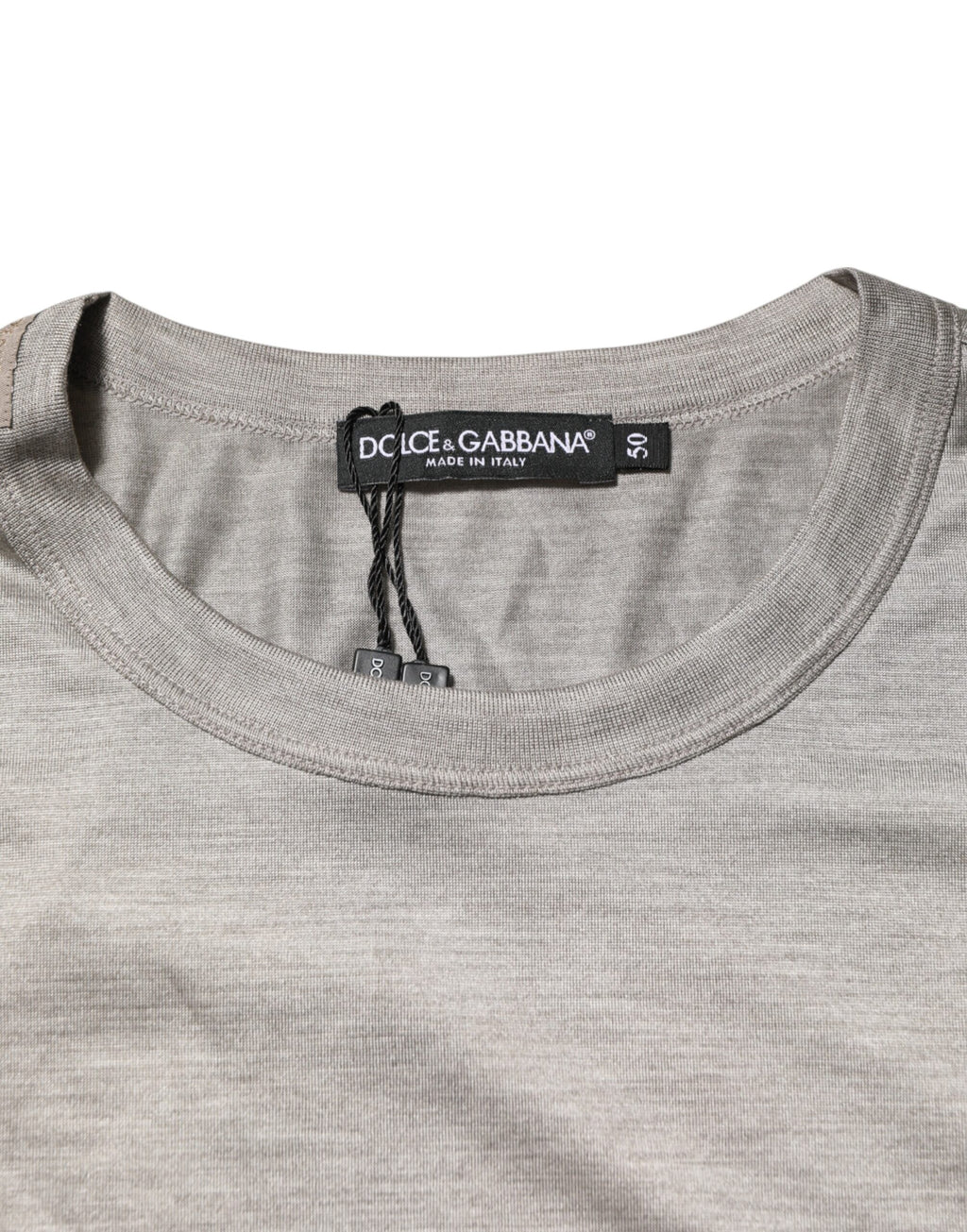 Dolce & Gabbana Beige Hazelnut Cotton Shortsleeve Shirt T-shirt