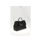 Dolce & Gabbana Black Calf Leather Bos Taurus Shoulder Bag