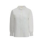 Saint Laurent White Cotton Dress Shirt