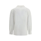 Saint Laurent White Cotton Dress Shirt
