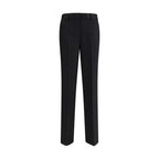 Lardini Black Wool Dress Pants