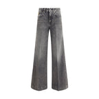 Jacob Cohen Gray Cotton Relaxed Fit Jeans