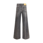 Jacob Cohen Gray Cotton Relaxed Fit Jeans