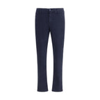 Jacob Cohen Blue Cotton Casual Pants