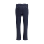 Jacob Cohen Blue Cotton Casual Pants