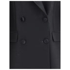 Dolce & Gabbana Black Fleece Wool Blazer