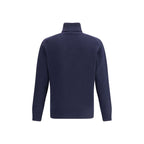 Brooksfield Blue Fleece Wool Turtleneck