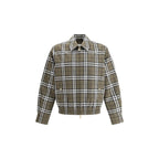 Burberry Green Wool Bomber