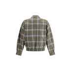 Burberry Green Wool Bomber